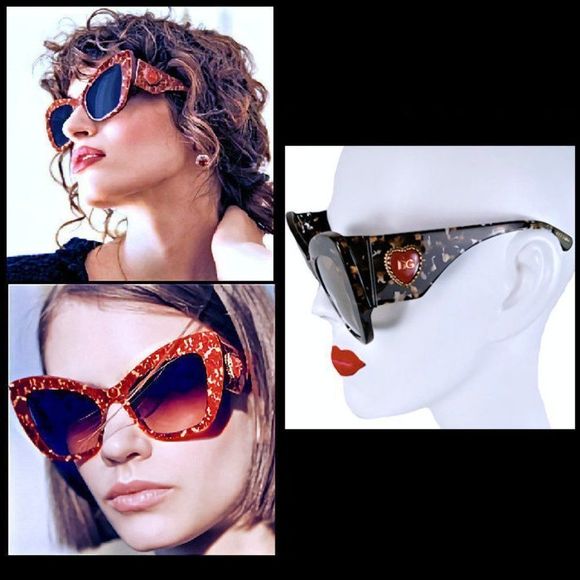 DOLCE & GABBANA Tortoise Print Cat Eye Sunglasses DG4349 911/6E main image 4
